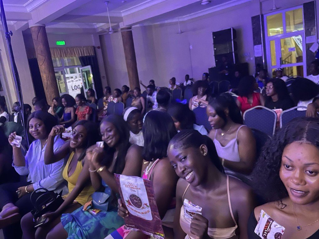 Customers enjoying Wo Maame Shito at a sponsored event
