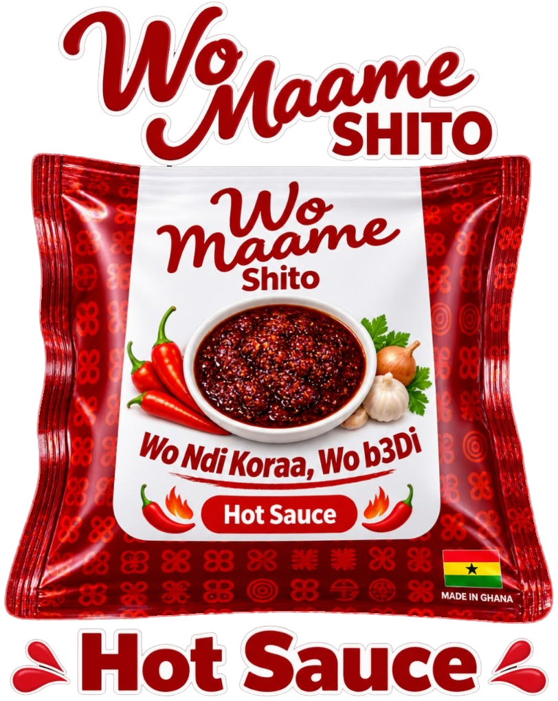 Wo Maame Shito hot sauce sachet
