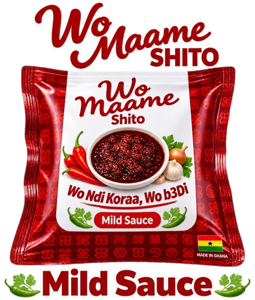 Wo Maame Shito mild sauce sachet
